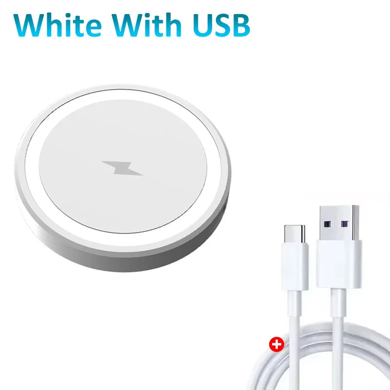 Magnetic Wireless Charger Phone Pad For Magsafe iPhone 17 16 15 14 13 12 Pro Max Airpods 4 Pro Magnet Fast Charging Station