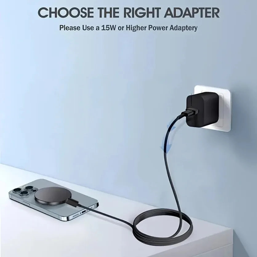 Magnetic Wireless Charger Phone Pad For Magsafe iPhone 17 16 15 14 13 12 Pro Max Airpods 4 Pro Magnet Fast Charging Station