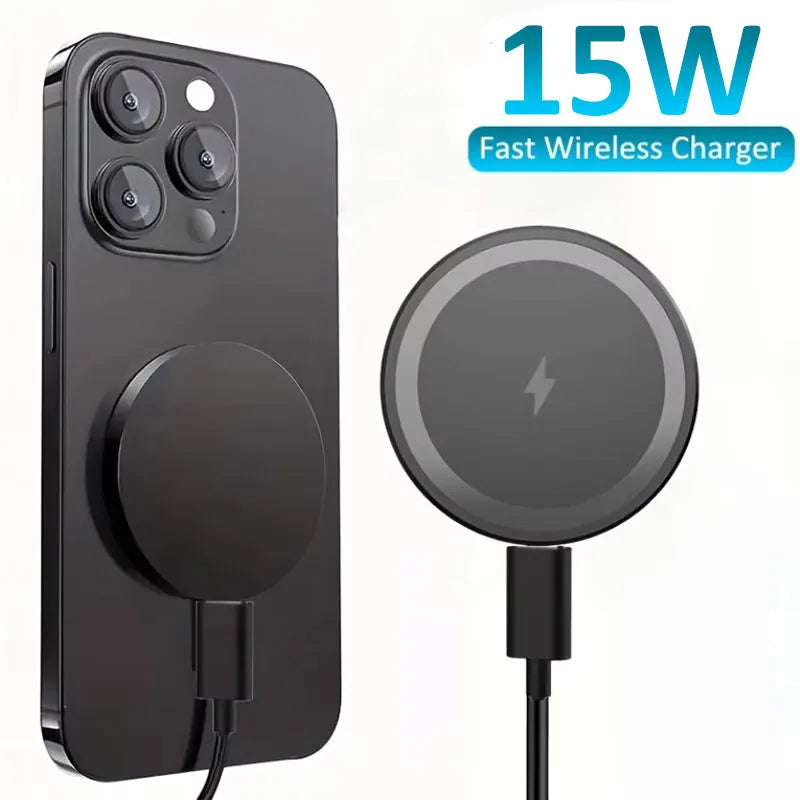 Magnetic Wireless Charger Phone Pad For Magsafe iPhone 17 16 15 14 13 12 Pro Max Airpods 4 Pro Magnet Fast Charging Station