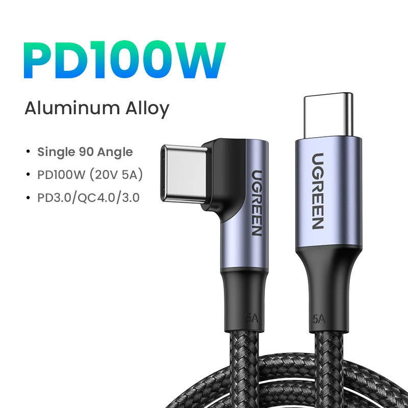 Câble USB-C 100W Charge Rapide – Compatible iPhone 16, MacBook, iPad